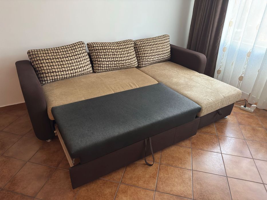 Canapea si mobila living/sufragerie set complet