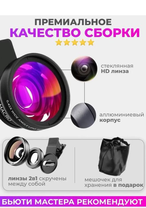 Продаётся макролинза для съёмки в идеальном состоянии! 

Абсолютно