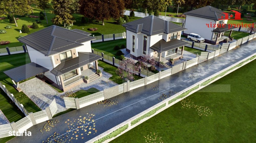 Casa cu 3 dormitoare, teren 500 mp, ideala pentru familie