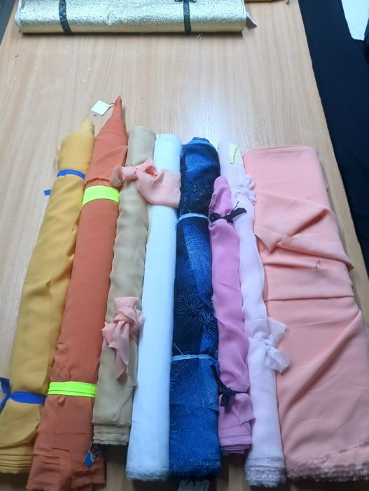 Продаем остатки разных тканей