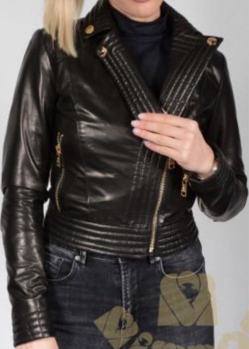 Дамско яке от естестврна кожа