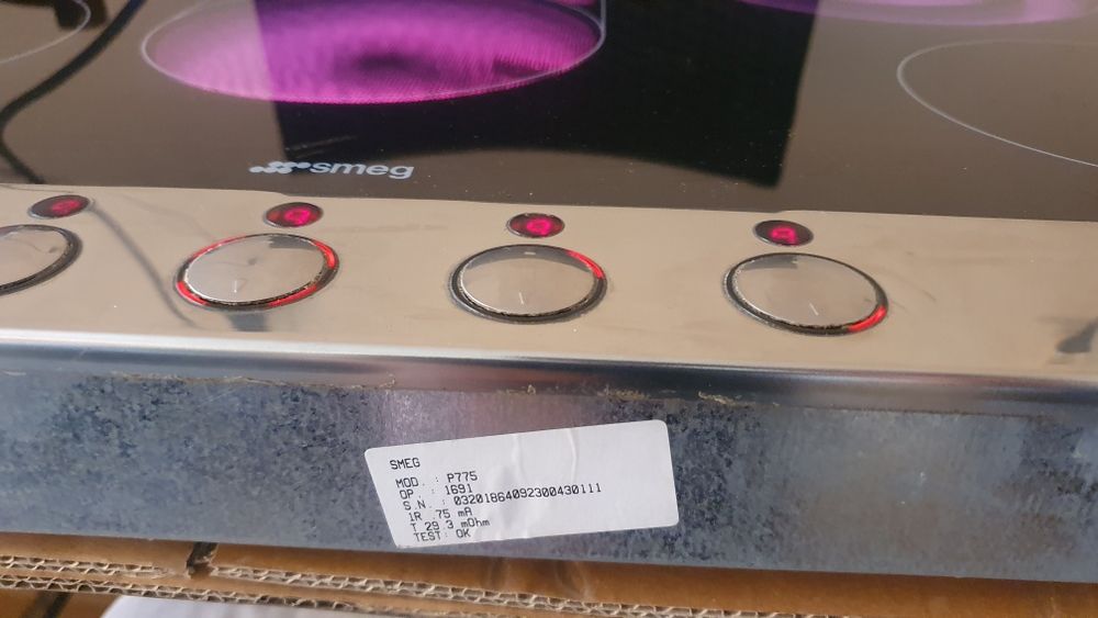 Smeg - Стъкло керамичен плот за вграждане 5 зони