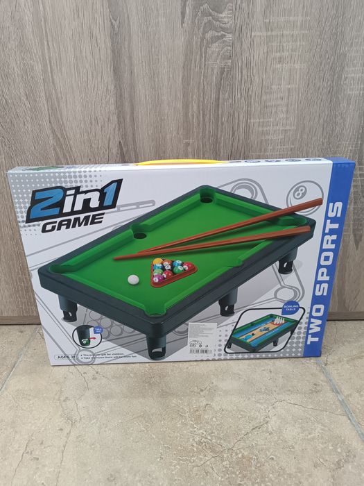 Детски билярд и боулинг 2в1