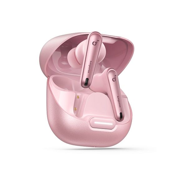 Беспроводные наушники Anker liberty 4 NC Global розовые наушники