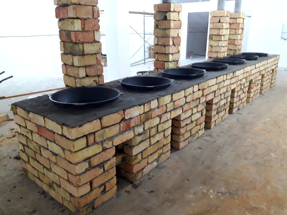 Учок тандир, барбикю, камин ёзги ошхона курамиз..