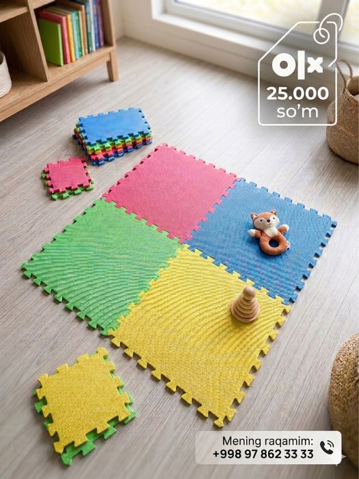 Татами мат Tatami mat sport turlariga mos bohchalar uchun yumshoq
