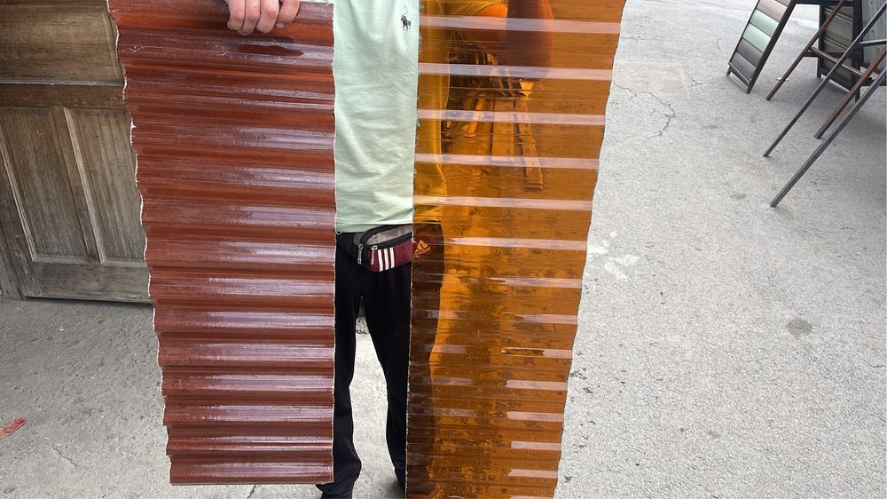 Проф лист пластиковые шифер