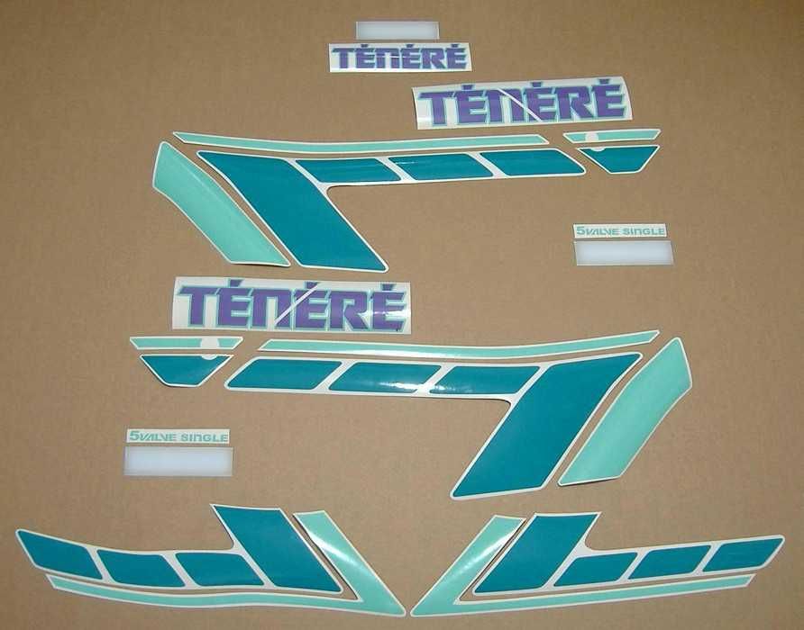 Стикери Yamaha 660/750 Super Tenere 1989г.-2016г. лепенки Ямаха тенере