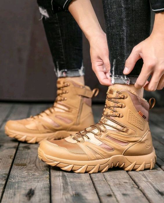 Нови мъжки кубинки каки  непромокаеми ботуши тактически работни 45/46