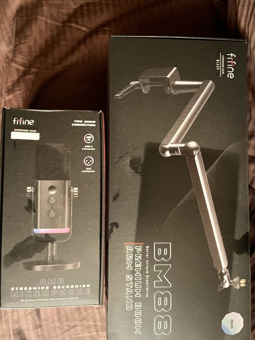 Fifine am8 микрофон и пантограф от него
