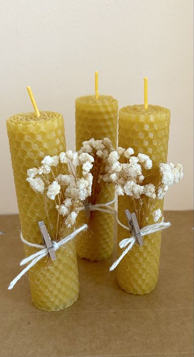 Свещи от пчелен восък!