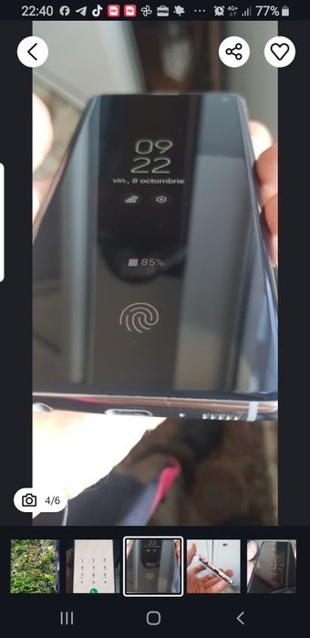 Samsung S10.  Camera auto  spate