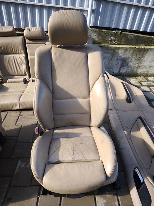Interior piele crem recaro  electric cu încalzire BMW seria 3 E46 COUP