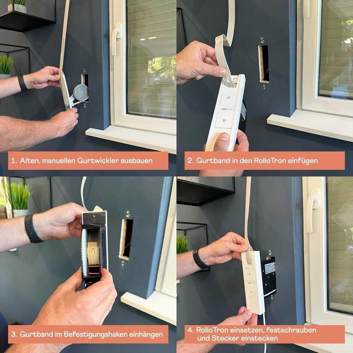 HOMEPILOT RolloTron pure – Actionare electrica pentru rulouri