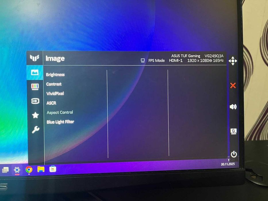 TUF Gaming VG249Q3A – 24” геймърски монитор с 180 Hz