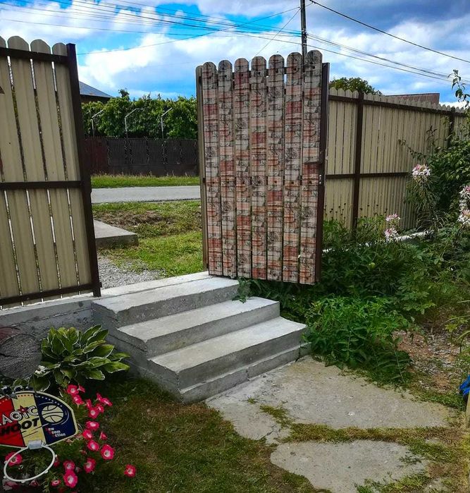 Garduri din sipca metalica, panou stil jaluzele si alte modele