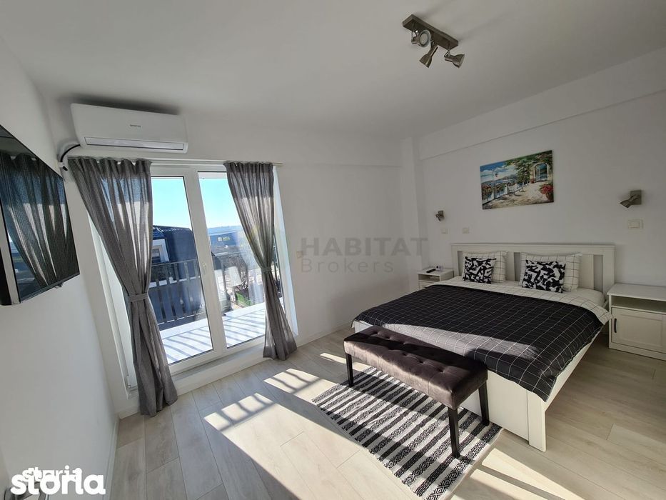 Apartament 2 camere, terasa în Complex rezidential /  Otopeni central