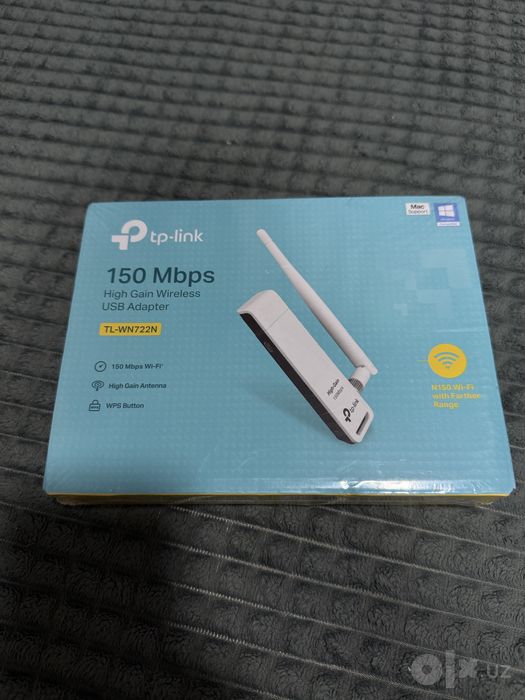 Сетевой USB адаптер TP-LINK TL- WN722N 150Mb