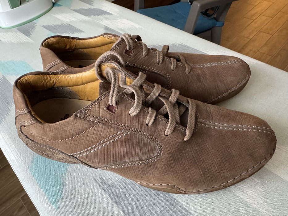 Оригинални мъжки кожени обувки Clarks