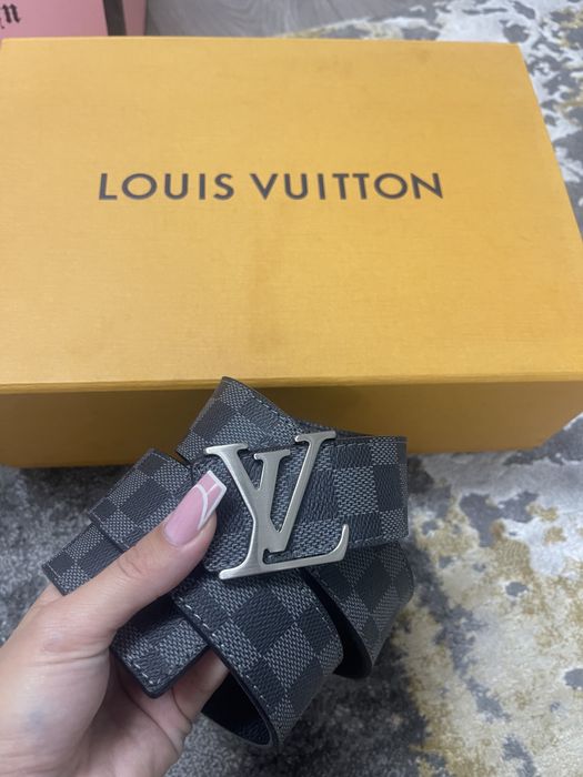 Curea Louis Vuitton -poze reale 100% gravura interior-piele naturală n