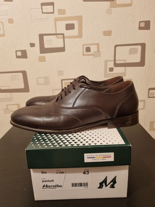 Pantofi piele maro Marelbo, 43