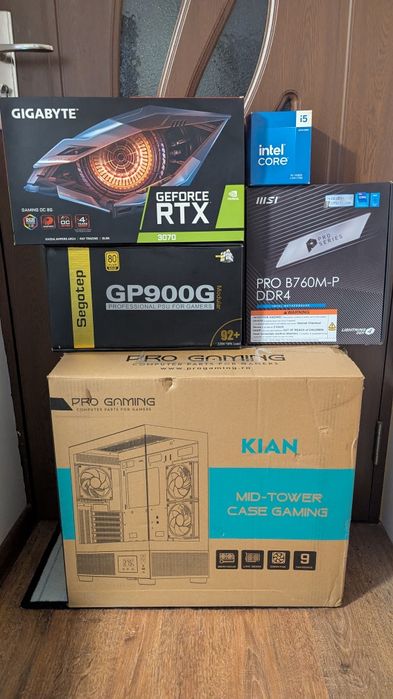 Vand pc gaming i5 14500 rtx 3070 8GB RAM 32gb DDR4 3200mhz 1tb 4.0