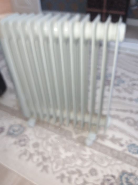 Электрическая  обогревательсльной  батарея 10  сексия   робочем  поряд