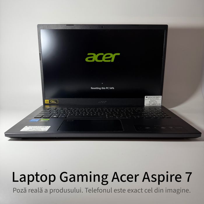 ispotmobile.ro Laptop Acer Aspire 7 A715-76G i5-12450H RTX 3050 16GB RAM 512GB SSD Garanție 2 ani