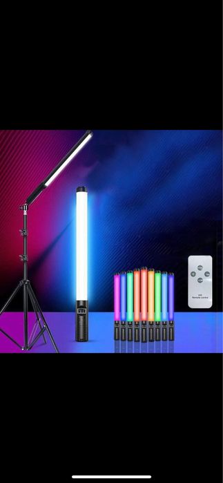Stick led rgb stalpi lumini