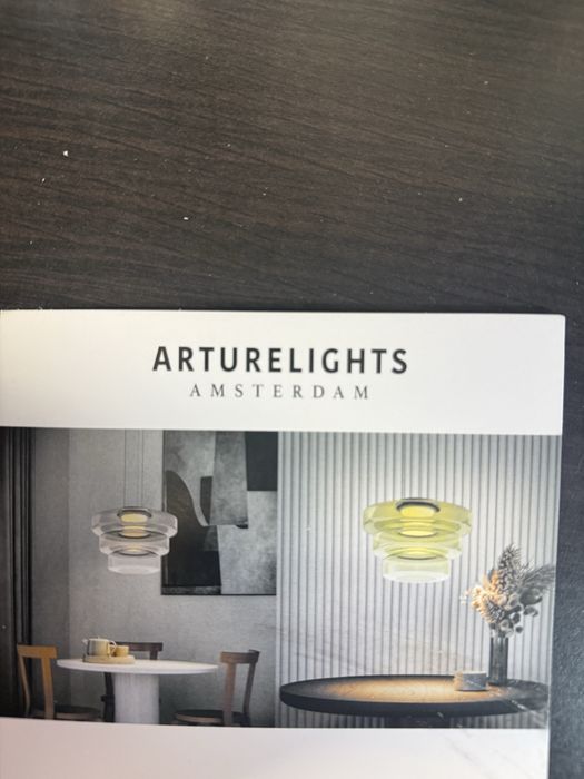 Нов дизайнерски висящ полилей Arturelights Amsterdam – пастелно розов