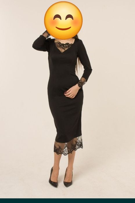 Чёрное платье 48