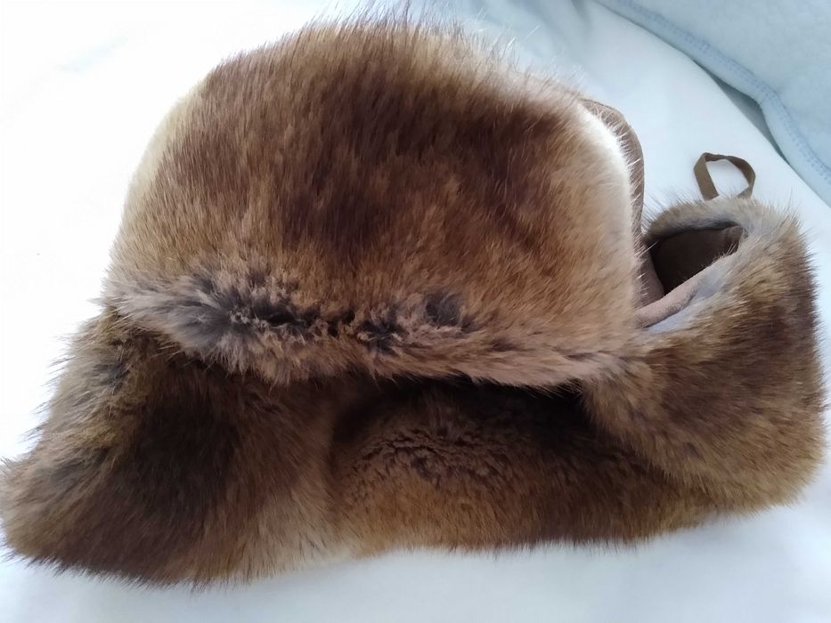 Естествен косъм Chache Chache -58см шапка ушанка