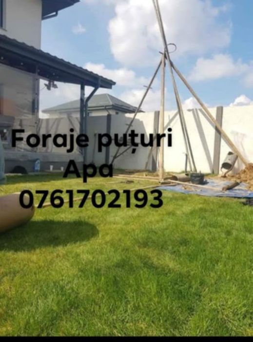 Foraje Puturi Denisipări Piloni