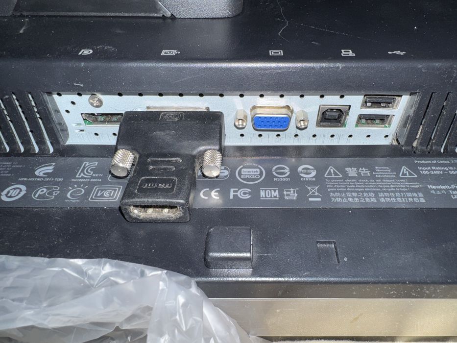 Монитор hp 27 диагональ в идельном состоянии