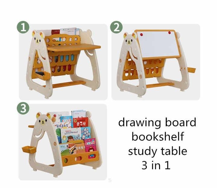 Детская доска для рисования, кронштейн, книжная полка, книжка для рисо