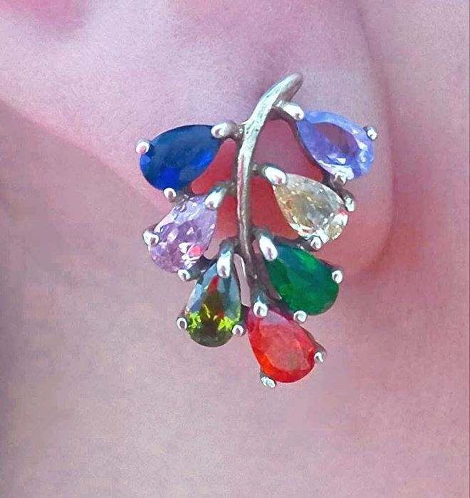 СЕРЬГИ СЕРЕБРО СССР.  ВИНТАЖ
Редкая модель "груши" Проба 916, 1980-е г