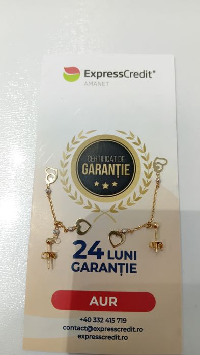 Cercei aur 14k [Ag20 Dancu/b30513.1*20]