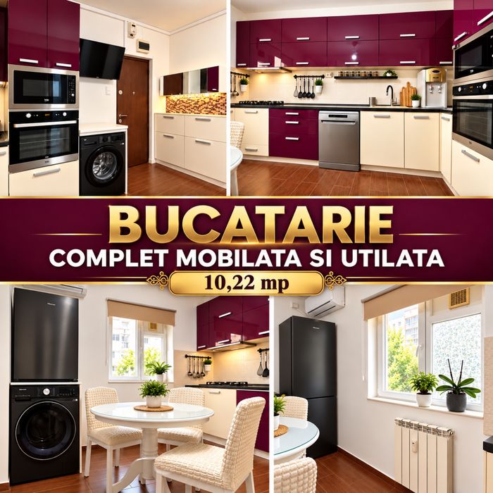 Apartament 3 camere, complet mobilat și utilat, parcare și boxă – Șoseaua Giurgiului, Sector 4