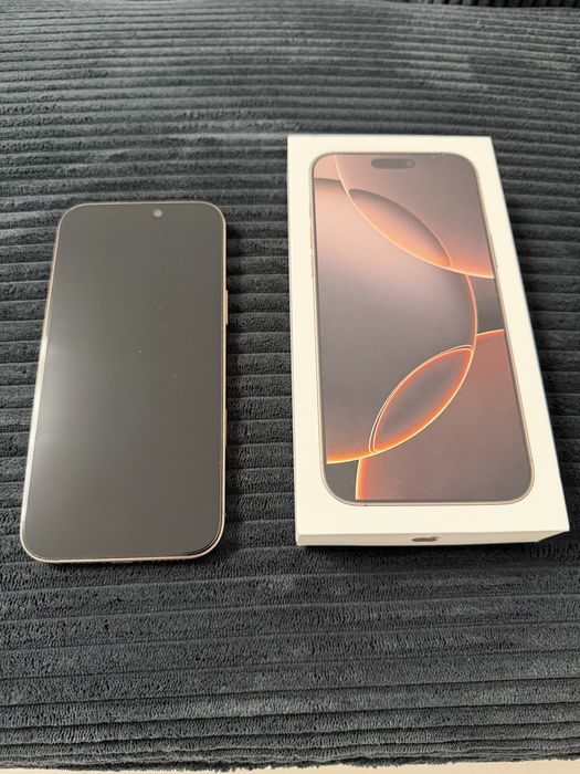 Iphone 16 Pro Max, Desert Titanium, 256 GB, ca NOU !!!