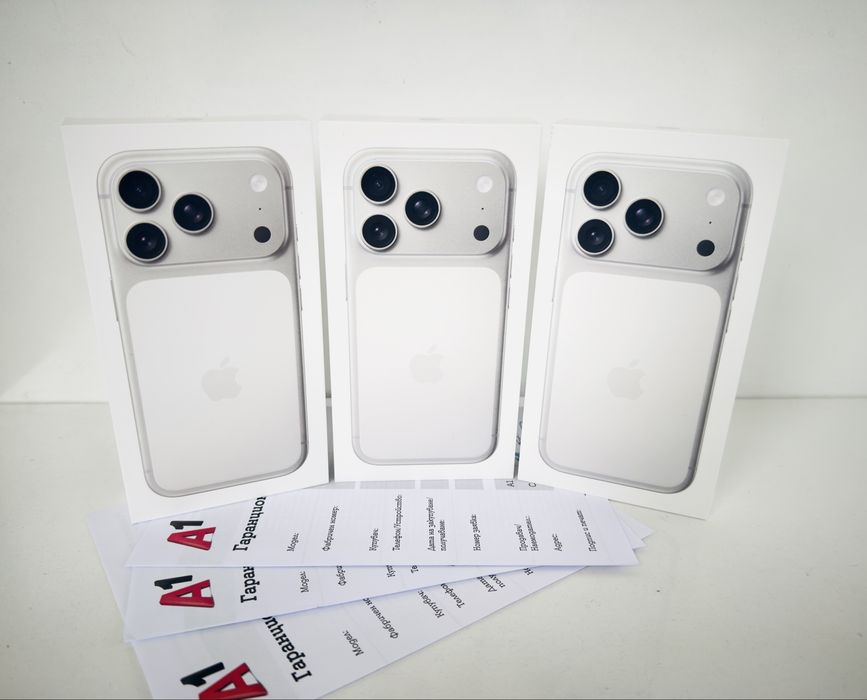 НАЛИЧЕН! iPhone 17 Pro 512GB Silve 2г.ГАРАНЦИЯ!