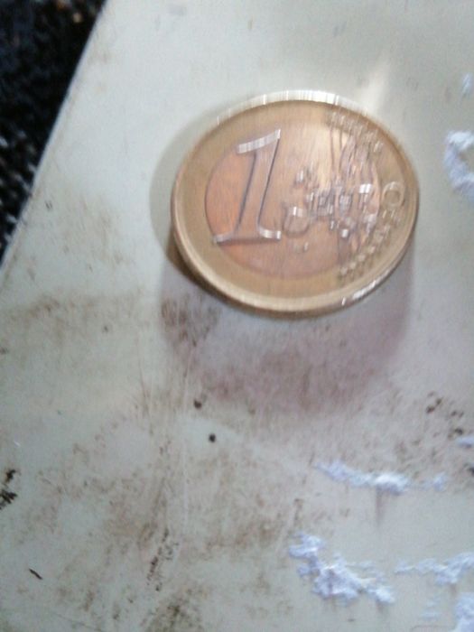 Vânzare moneda 1 euro spania 2002 cu erori de batere și defecte