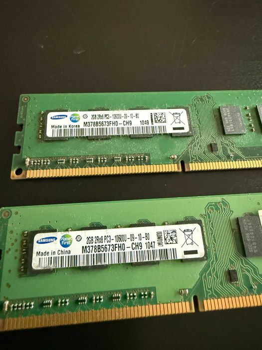 RAM памет Samsung, Micron 2GB DDR3, 1GB DDR3