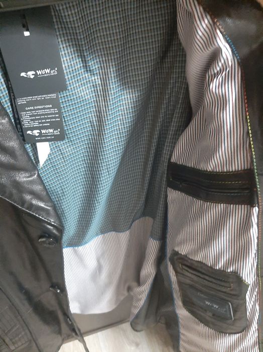 Продам пиджак кожанный