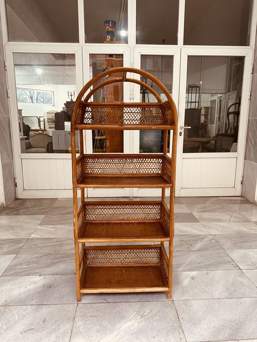 Ратанова етажерка – скандинавски стил, внос от Дания