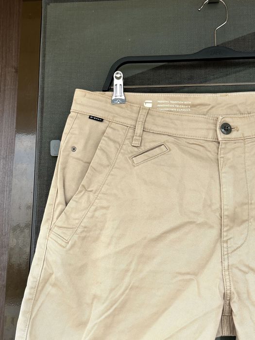 Мъжки къси панталони G-Star Raw (Bronson 2.0 Slim Chino Short) - размер W34, Отлично състояние