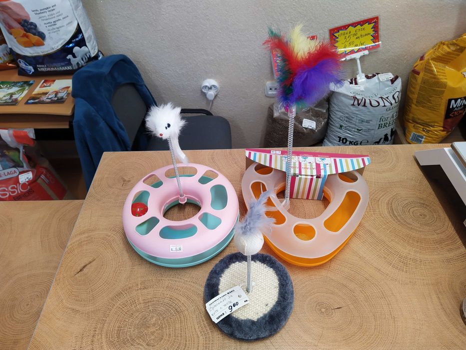 Катерушки/Драскалки/Играчки за котки-НОВИ