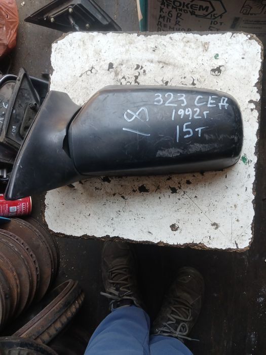 Зеркало Мазда 323 седан 1992г левое