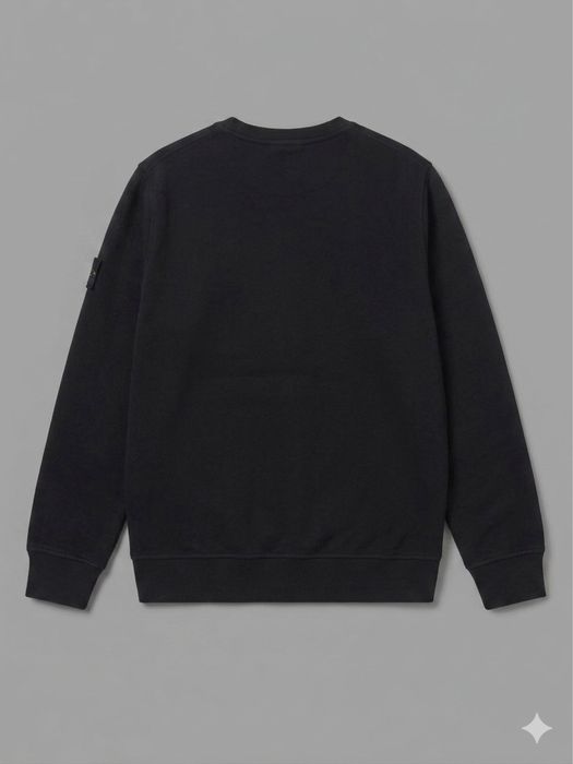 Мъжка блуза Stone Island Crewneck – Черна (Размер M/M)