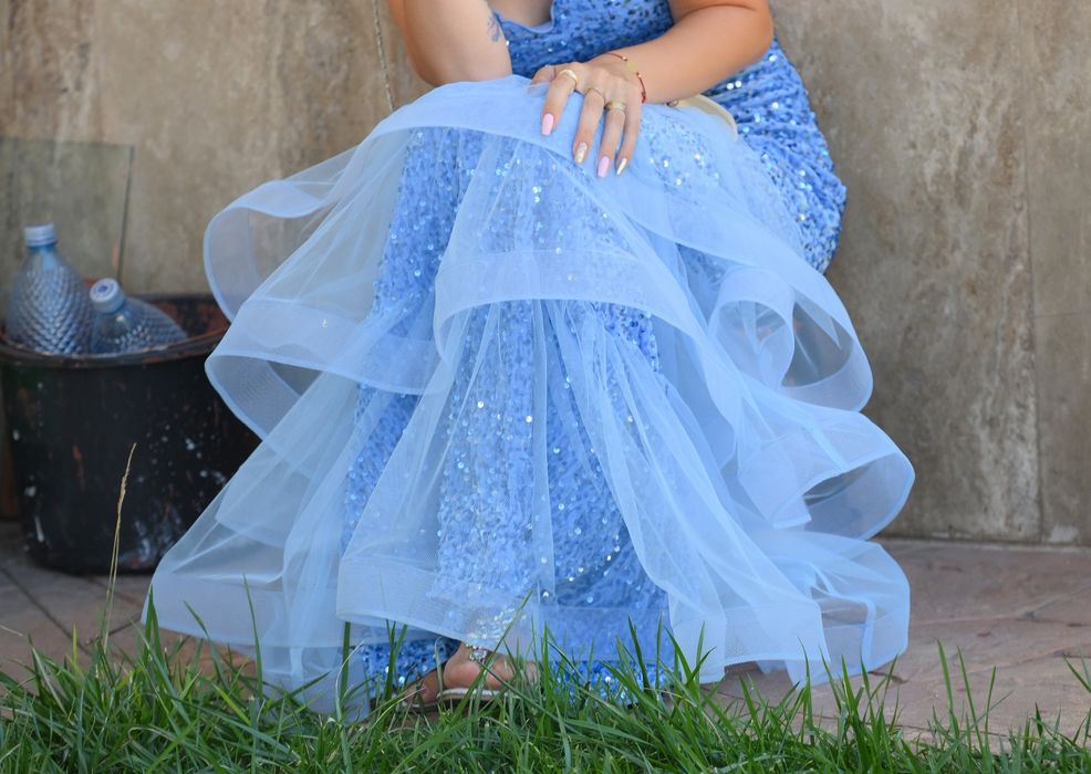 Rochie de ocazie, cu paiete