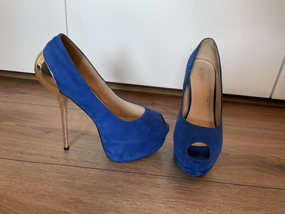 Pantofi eleganti cu toc de 16cm, marimea 38